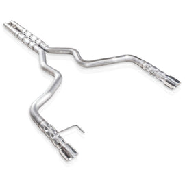 Stainless Works 2015-16 Mustang GT 3in Catback H-Pipe Retro Chambered Mufflers 2-1/2in Cores M15CB