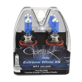Hella H71071262 Optilux Extreme White XB Bulbs Bulb Type: H11 12V - 55W 1 Pair H71071262
