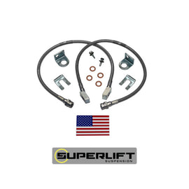 Superlift 82-86 Jeep CJ w/ 2-4in Lift Kit (Pair) Bullet Proof Brake Hoses 91415