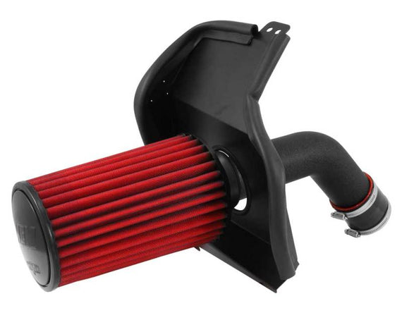 AEM Cold Air Intake System for 15-17 Subaru WRX STi 2.5L H4 -- Wrinkle Black 21-735WB
