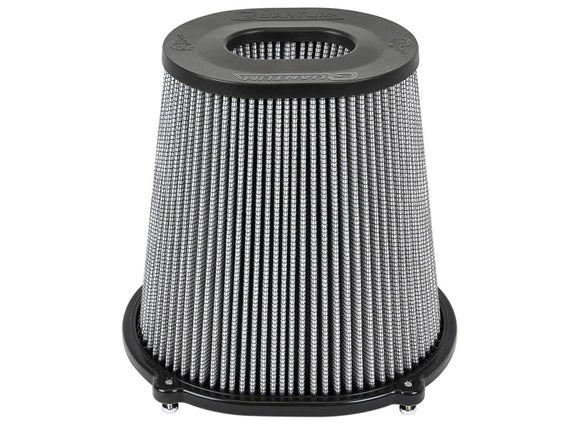 aFe Quantum Pro DRY S Air Filter Inverted Top - 5in Flange x 9in Height - Dry PDS 21-91129