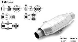 MAGNAFLOW UNIVERSAL HIGH-FLOW CATALYTIC CONVERTER 34026