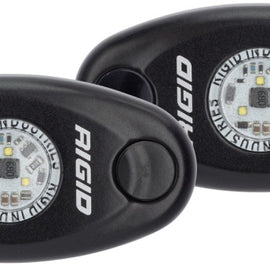 Rigid Industries A-Series Light - Black - Low Strength - Blue - Set of 2 482053