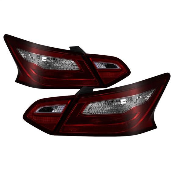 xTune 16-18 Nissan Altima 4DR OEM Tail Light - Red Smoke (ALT-JH-NA16-4D-RSM) 9943041