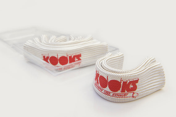 Kooks Universal Spark Plug Sleeve Set - Natural w/Red Logo (Set of 8) 750201