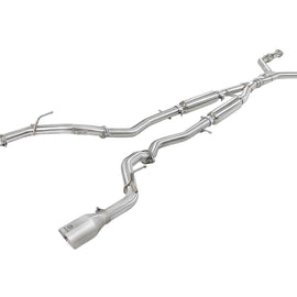 aFe Takeda 2.5in 304 SS Cat-Back Exhaust System w/ Polished Tips 16-18 Infiniti Q50 V6-3.0L (tt) 49-36132NM-P