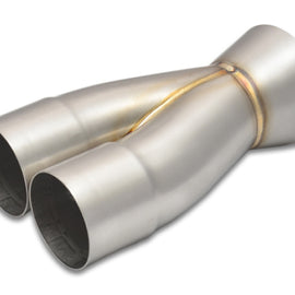 Vibrant 2-1 SS Merge Collectors (2-1/2in Inlet Slipover ID 3-1/2in Outlet OD) - Sold Individually 10359