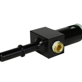 Aeromotive 5/16in Quick Connect with AN-06 port and 1/8in gauge port 15120