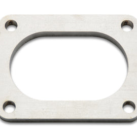Vibrant T304 SS 4 Bolt Flange for 3in O.D. Oval tubing 13175S