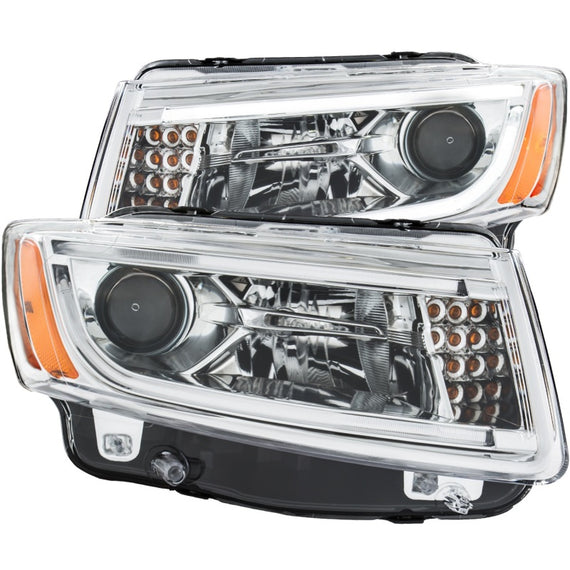 111328 Anzo Headlight Lamp Driver & Passenger Side New LH RH for Grand Cherokee 111328