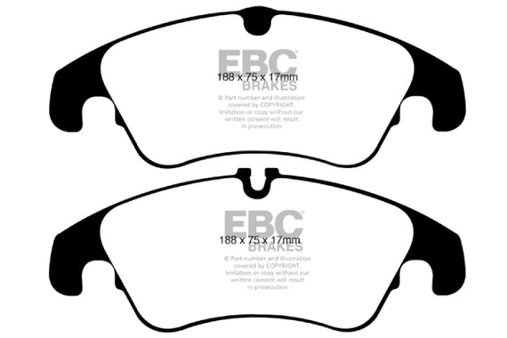 EBC Green Stuff Front Brake Pads for 09-11 Audi A4 2.0L Turbo - DP21986 DP21986