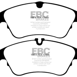 EBC DP31986C REDSTUFF CERAMIC PERFORMANCE BRAKE PADS - FRONT DP31986C