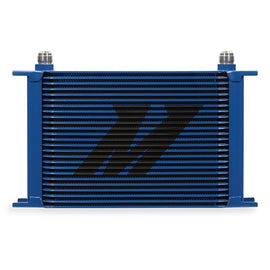 Mishimoto MMOC-25BL Universal 25-Row Oil Cooler, Blue MMOC-25BL