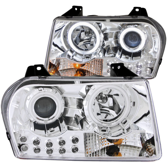 121136 Anzo Headlight Lamp Driver & Passenger Side New Sedan LH RH for 300 05-10 121136