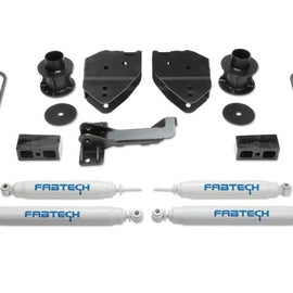 Fabtech 17-21 Ford F250/F350 4WD 4in Budget Sys w/Perf Shks K2213