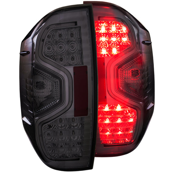 Anzo 311234 Smoke Lens Led Bulb Rear Tail Lights for 14-19 Toyota Tundra 311234
