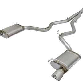 aFe MACHForce XP Exhausts Cat-Back SS-304 EXH w/ Polished Tips 15-16 Ford Mustang EcoBoost 2.3L (t) 49-33084-P
