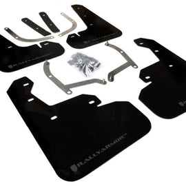 Rally Armor 17-23 Subaru Impreza 4D/5D Black UR Mud Flap w/Grey Logo MF45-UR-BLK/GRY