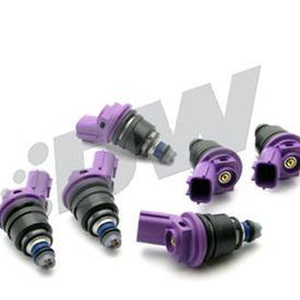 DeatschWerks Set of 8 370cc Side Feed Injectors for Nissan Q45 91-99