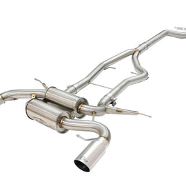 aFe MACHForce XP SS-304 Polish Tip 3.0in-2.5in Dia Cat Back Exhaust for 11-13 BM 49-36328-P