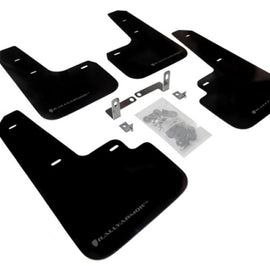 Rally Armor 13-19 Mitsubishi Mirage DE/ES/SE/GT Red UR Mud Flap w/ White Logo MF43-UR-RD/WH