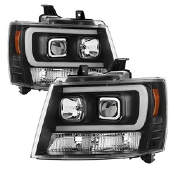 Xtune PRO-YD-CSUB07V2-DRL-BK Headlight (( Spyder ) Chevy Suburban 1500/2500 07-1 5082565