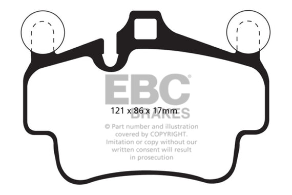 EBC DP32029C REDSTUFF CERAMIC PERFORMANCE BRAKE PADS F or R DP32029C