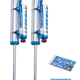 King Shocks 97-06 Jeep Wrangler TJ Front 2.5 Dia Piggy Hose Res Shock 6in Lift w/Adjuster (Pair) 25001-286A