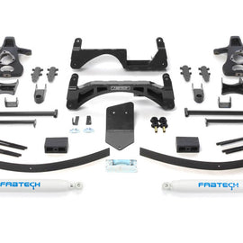 Fabtech 07-13 GM K1500 P/U w/o Autoride 4WD 6in Basic Sys w/Perf Shks K1024