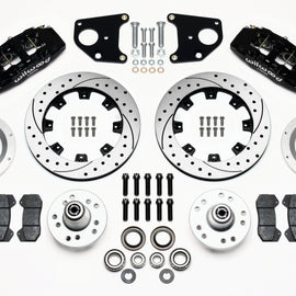 Wilwood Dynapro 6 Front Hub Kit 12.19in Drilled 62-72 CDP B & E Body-Drum 140-10740-D