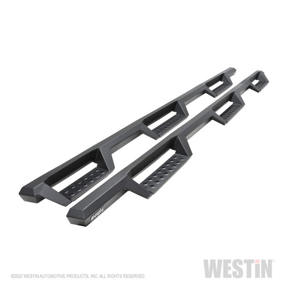 Westin 2020 Chevy Silverado 2500/3500 Crew Cab (6.5ft Bed) HDX W2W Nerf Step Bars - Textured Black 56-534765
