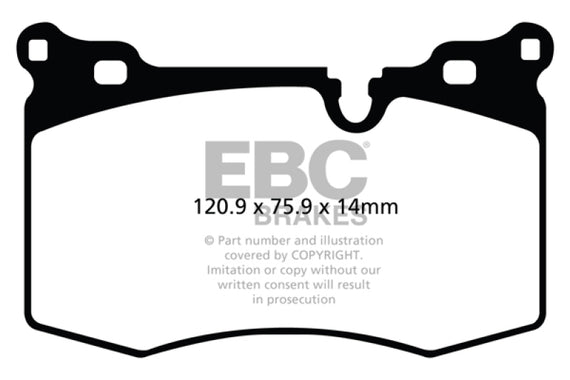 EBC Brakes Bluestuff Street and Track Day Brake Pads DP51854NDX