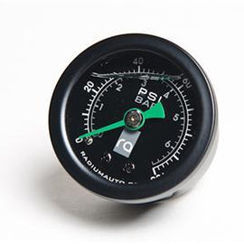 RADIUM ENGINEERING FUEL PRESSURE GAUGE 0-100 PSI WITH -8AN ADAPTER 20-0075