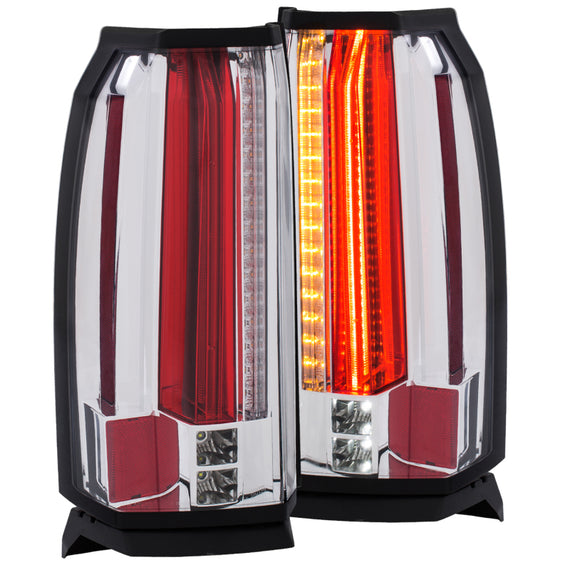 Anzo LED Taillights Chrome for GMC Yukon & XL 2015-2019 Denali SLE SLT 311277
