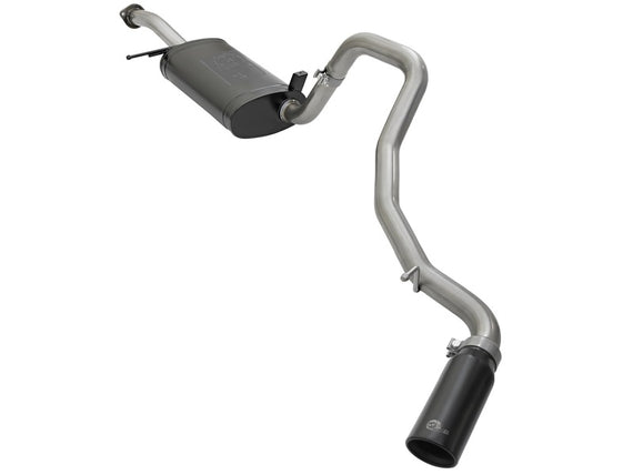 aFe MACHForce XP 2-1/2in 304 SS Cat Back Exhaust w/ Black Tips 2001-2016 Nissan Patrol (Y61) 4.8L 49-36121-B