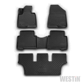 Westin 2013-2017 Hyundai Santa Fe 7 passenger Profile Floor Liners 5pc - Black 74-17-51043