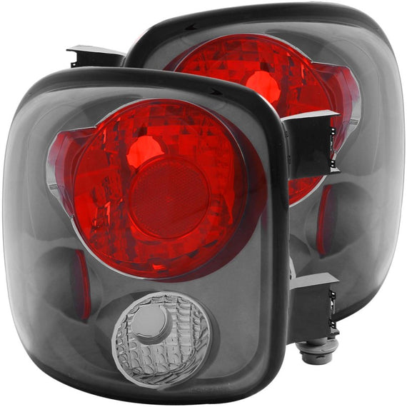 Anzo USA Euro Taillights Smoke for Chevrolet/GMC Silverado/Sierra Stepside 99-04 211162