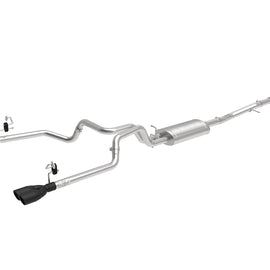 aFe Vulcan Series 3-2.5in 304SS Exhaust Cat-Back w/Blk Tips 2019 GM Silverado/Sierra 1500 L4-2.7L(t) 49-34110-B