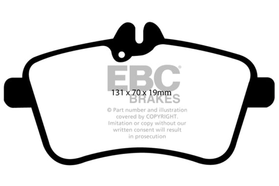 EBC 08-09 Mercedes-Benz B200 2.0 Redstuff Front Brake Pads DP31580C