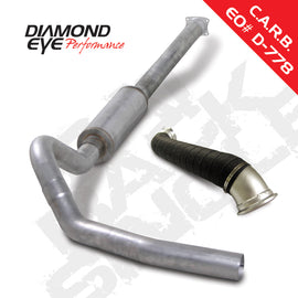 Diamond Eye KIT 4in Catback Single w/ TDP AL 04-05 Chevy/GMC 6.6L Duramax 2500/3500 K4120A