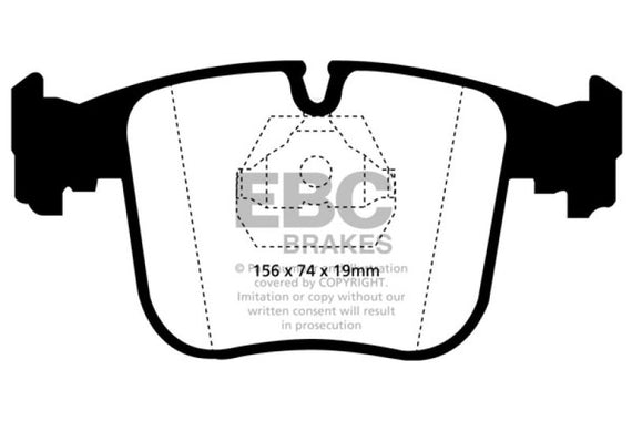 EBC 91-93 BMW 850 5.0 Greenstuff Front Brake Pads DP2870