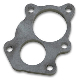Vibrant GT25R / GT28R Discharge Flange with divorced ports (5 Bolt) T304 SS 1/2in Thick 1449