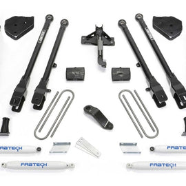 Fabtech 19-20 Ford F450/F550 4WD Diesel 6in 4Link Sys w/Coils & Perf Shks K2337