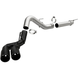 MagnaFlow CatBack 2018 Ford F-150 V6-3.0L Dual Exit Black Stainless Exhaust - MF Series 19423