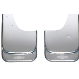 Putco Universal MudFlaps w/ Chevrolet Bowtie Etching - Set of 2 - (14.60in x 11.5in) 79611GM