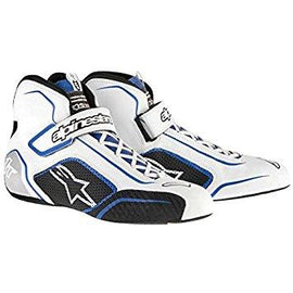 ALPINESTARS TECH 1-T SHOE WHITE BLUE SZ 9