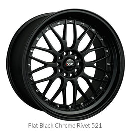 XXR 521 17x7 5x100/5x114.3 +38 Flat Black Wheel/Rim 52177102