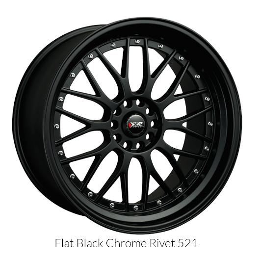 XXR 521 20x10.5 5x114.3/5x120 +30 Flat Black Wheel/Rim 52100142