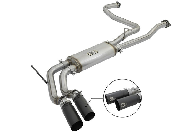 aFe 49-46126-B 2-1 Cat-Back Exhaust System System for 16-18 Nissan Titan XD 5.6L 49-46126-B