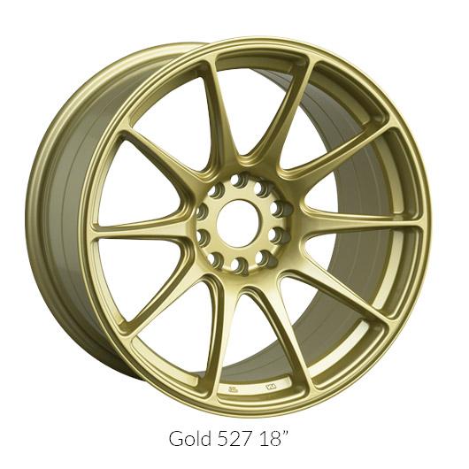 XXR 527 18x8 5x108/5x112 +42 Gold Wheel/Rim 52787247